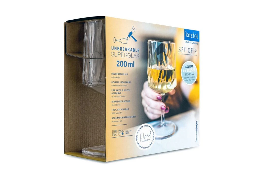 Koziol Kunststof Wijnglas Club No. 9 20 Cl | 2 Stuks - Afbeelding 2