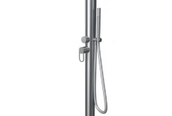 LB Buitendouche Calvus Mix Met Handdouche | RVS 304 -Intex Zwembaden Winkel lb33 kr06 udus calvus warm en koud met handdouche closeup