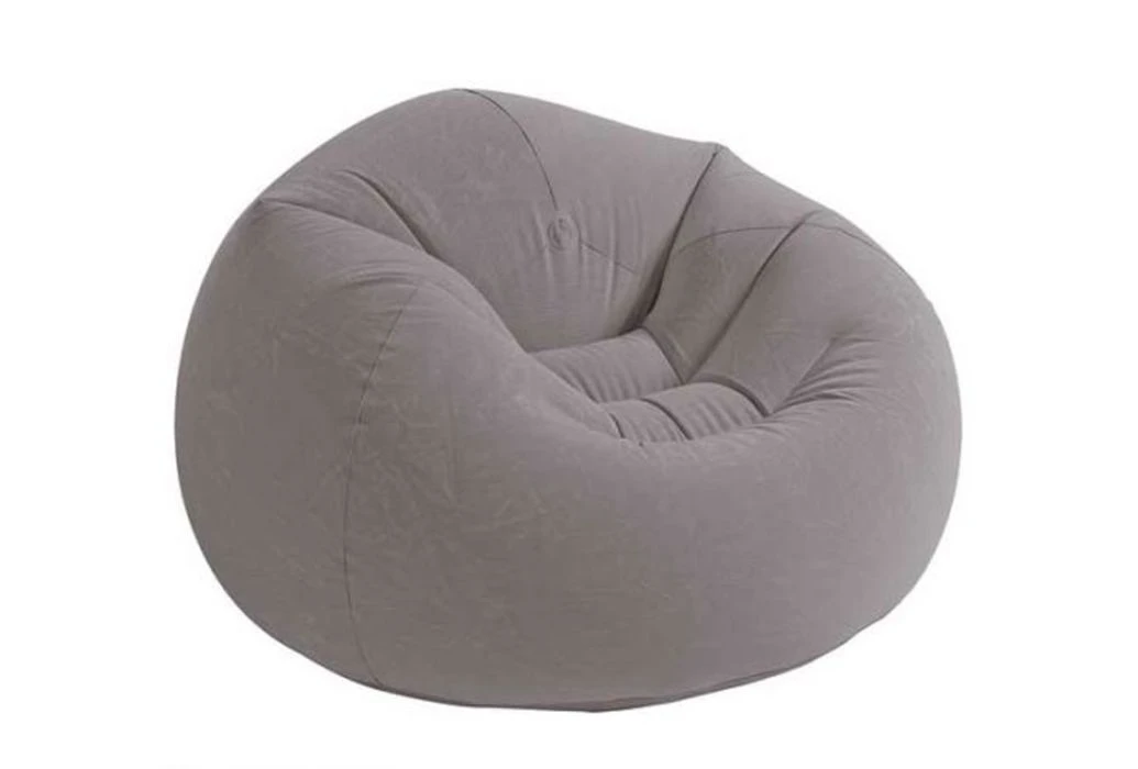 Intex Opblaasbare Lounge Stoel | Grijs 4 Intex Opblaasbare Lounge Stoel | Grijs - Afbeelding 2