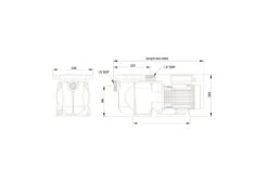 Pentair Superflo VS Variabele Zwembadpomp 7 Pentair Superflo VS Variabele Zwembadpomp -Intex Zwembaden Winkel pentair superflo technische tekening 1