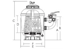 Emaux Zandfilter SMG 750 | 22 M³/u -Intex Zwembaden Winkel smg foto 2