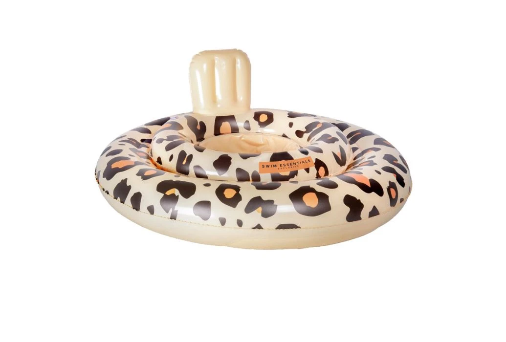Swim Essentials Baby Float Panterprint Beige | 0-1 Jaar 3 Swim Essentials Baby Float Panterprint Beige | 0-1 Jaar