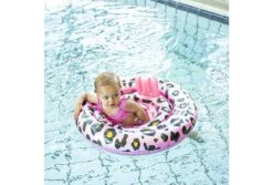 Swim Essentials Baby Float Panterprint Roze | 0-1 Jaar -Intex Zwembaden Winkel swim essentials baby float panterprint roze 0 1 jaar in het water
