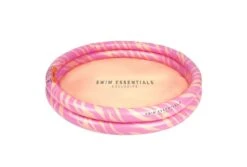 Swim Essentials Baby Zwembad Ø100 Cm | Roze Zebra
