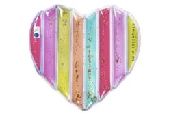 Swim Essentials Regenboog Hart Met Glitters Luchtbed | 150 Cm