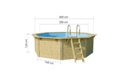 Trend Pool Houten Zwembad | Ø 400 X 124 Cm -Intex Zwembaden Winkel trend pool houten zwembad 400 x 124 cm afmetingen