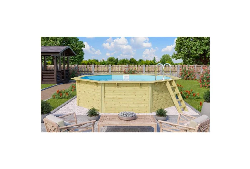 Trend Pool Houten Zwembad | Ø 470 X 124 Cm 3 Trend Pool Houten Zwembad | Ø 470 X 124 Cm