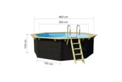 Trend Pool Houten Zwembad Antraciet | Ø 400 X 124 Cm 11 Trend Pool Houten Zwembad Antraciet | Ø 400 X 124 Cm -Intex Zwembaden Winkel trend pool houten zwembad antraciet 400 x 124 cm afmetingen
