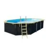 Trend Pool Houten Zwembad Antraciet | 610 X 400 X 124 Cm 1 Trend Pool Houten Zwembad Antraciet | 610 X 400 X 124 Cm -Intex Zwembaden Winkel trend pool houten zwembad antraciet 610 x 400 x 124 cm