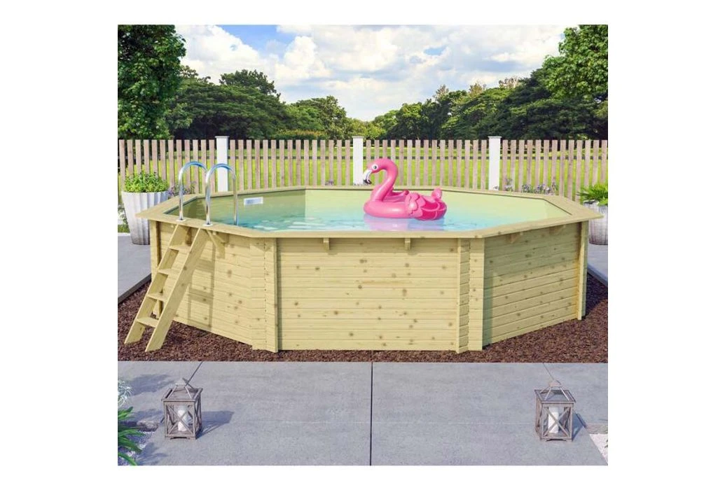 Trend Pool Houten Zwembad | Ø 547 X 124 Cm 5 Trend Pool Houten Zwembad | Ø 547 X 124 Cm - Afbeelding 3