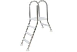 Flexinox Zwembadtrap A-frame Half Ingegraven Zwembad | 1 + 5 Treden