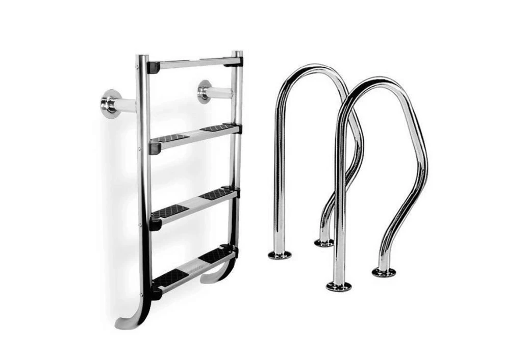 Zwembadtrap RVS 2-delig, 3 Treden | AISI 316 3 Zwembadtrap RVS 2-delig, 3 Treden | AISI 316